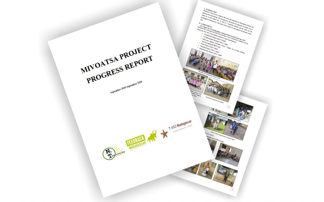 MIVOATSA PROJECT PROGRESS REPORT Sept 19 – Sept 20