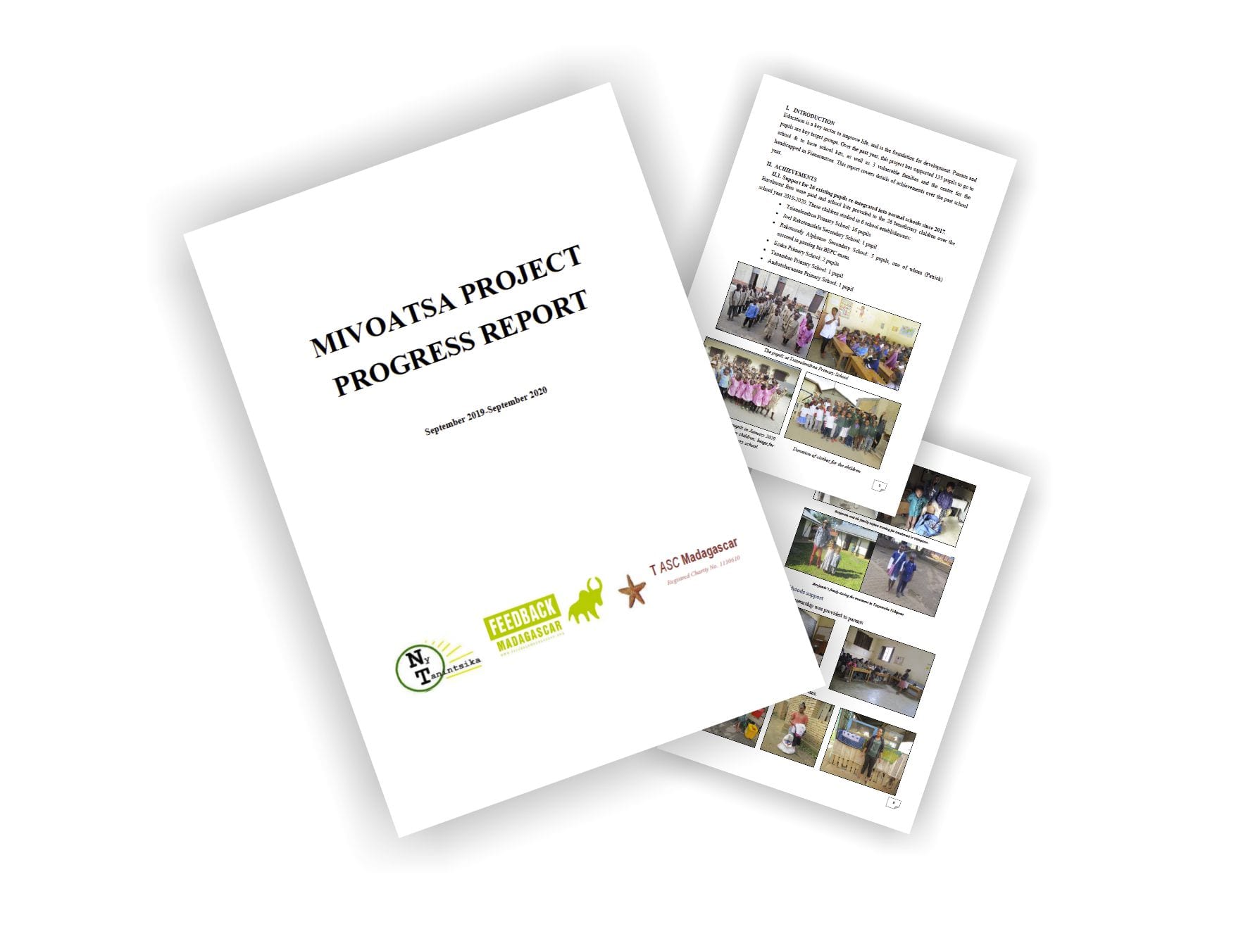 MIVOATSA PROJECT PROGRESS REPORT Sept 19 – Sept 20